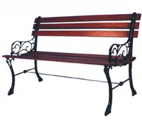 9694010 - PANCHINE GHISA/LEGNO 